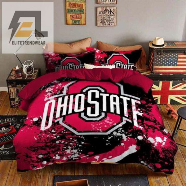 Sleep Like A Champ Ohio State Buckeyes B170963 Bedding Set elitetrendwear 1