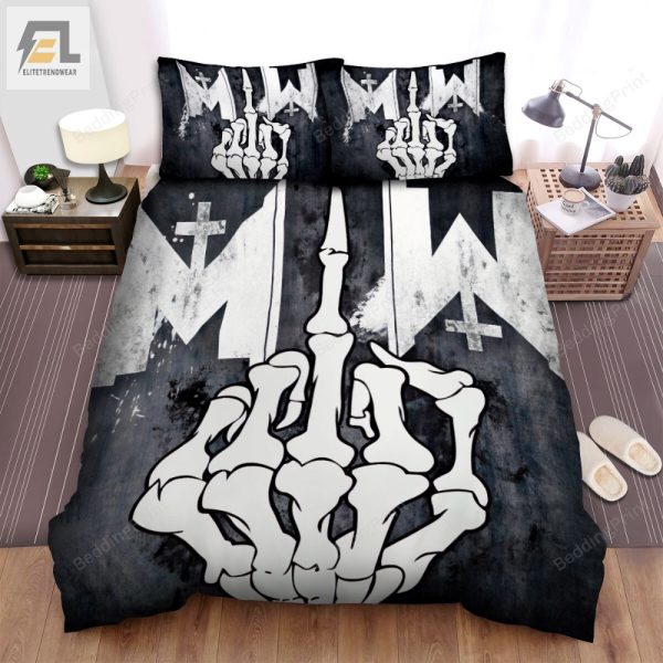 Snuggle With Spooky Motionless In White Duvet Sets elitetrendwear 1