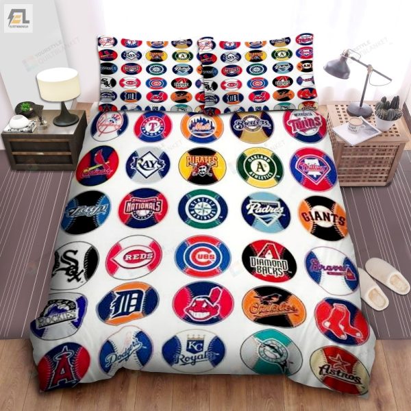 Dream In Every Team Funny Mlb Logo Bedding Set Ver 5 elitetrendwear 1