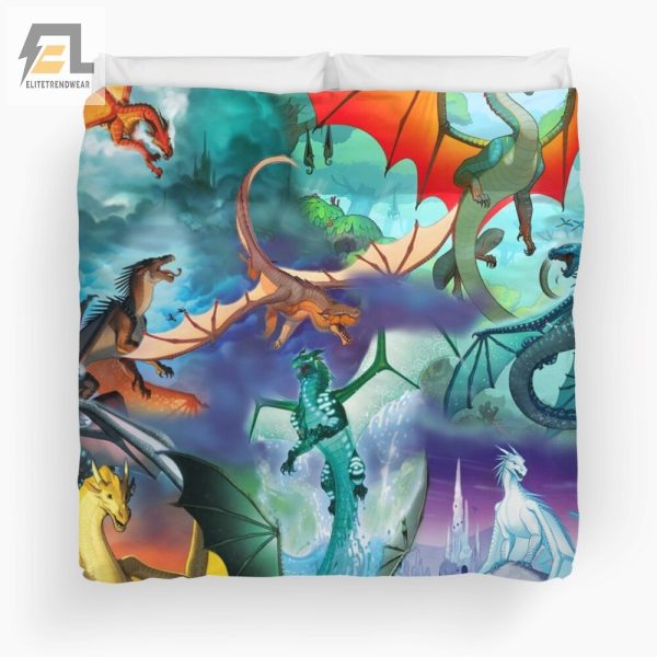 Sleep With Dragons Hilarious Wings Of Fire Bedding Set elitetrendwear 1