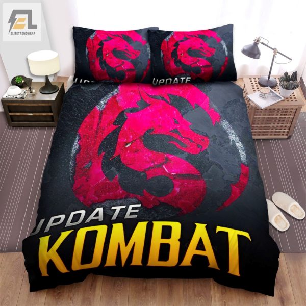 Finish Him Cozy Mortal Kombat 2021 Duvet Cover Set elitetrendwear 1