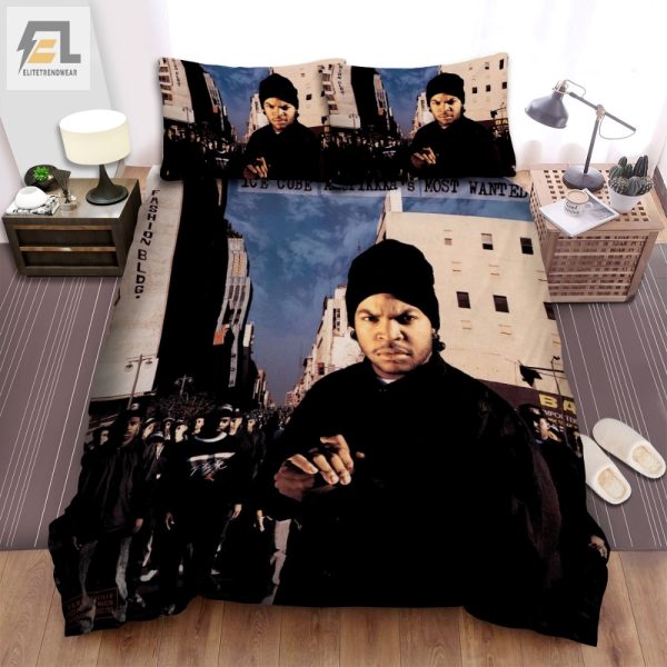 Sleep Like A Fugitive Ice Cubes Hilarious Duvet Set elitetrendwear 1