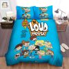 Comfy Quirky Loud House Family Fun Duvet Cover Set elitetrendwear 1