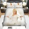 Dolly Parton White Dress Duvet Sleep Like A Legend elitetrendwear 1