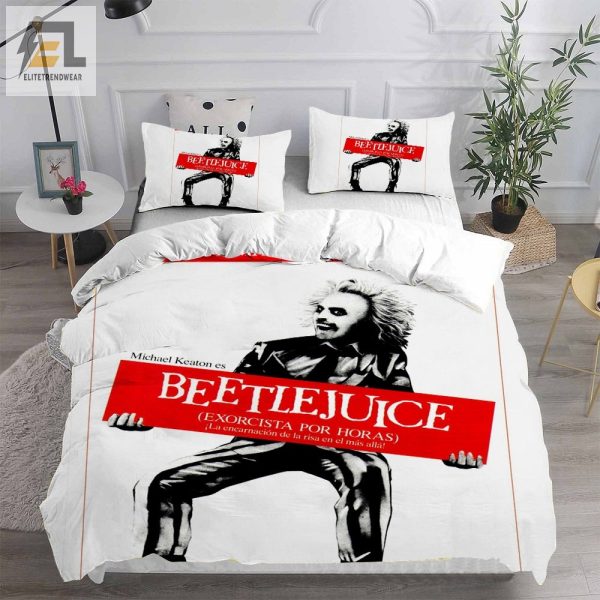 Beetlejuice Bedding Sets Gift For Fathers Day Halloween Christmas elitetrendwear 1