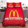 Mcdonalds Original Logo Bedding Sets Duvet Cover Flatsheet Gift For Wife Husband Besties elitetrendwear 1