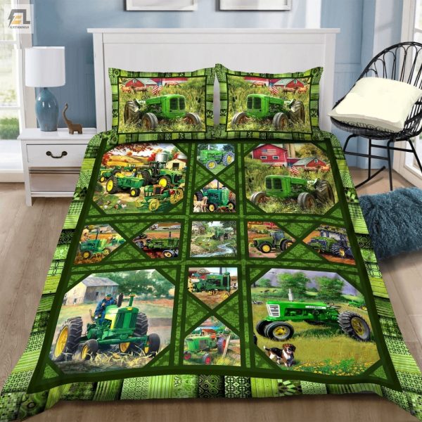 Tractor Decorative Bedding Sets With Duvet Cover Flatsheet Pillowcases elitetrendwear 1