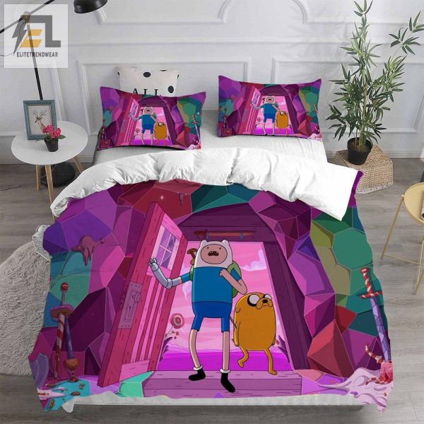 Adventure Time Bedding Sets Duvet Cover Flatsheet Pillowcase For Your Lover elitetrendwear 1