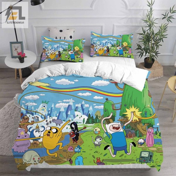 Adventure Time Bedding Sets Gift For Birthday Halloween Christmas Thanksgiving elitetrendwear 1 2