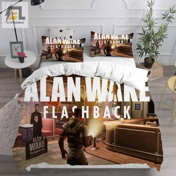 Alan Wake Decorative Bedding Sets For Fan Halloween Christmas Thanksgiving elitetrendwear 1