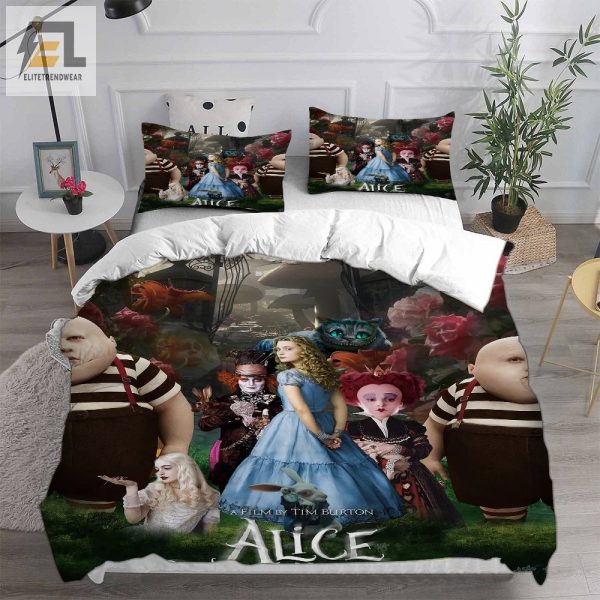 Alices Adventures In Wonderland Decorative Bedding Sets For Fan Halloween Christmas Thanksgiving elitetrendwear 1 2