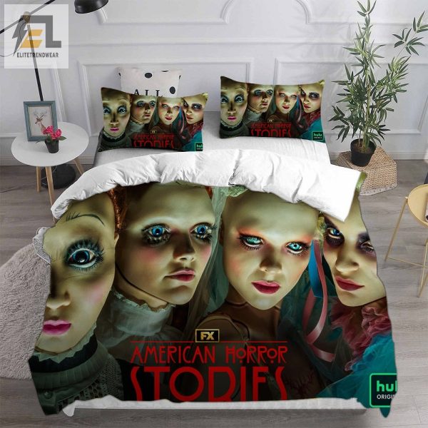 American Horror Stories Bedding Sets Duvet Cover Flatsheet Pillowcase For Your Lover elitetrendwear 1