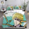 Anime Jojos Bizarre Adventure Stone Ocean Bedding Sets Gift For Wife Husband Besties elitetrendwear 1