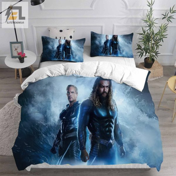 Aquaman And The Lost Kingdom Bedding Sets Gift For Wife Husband Besties elitetrendwear 1