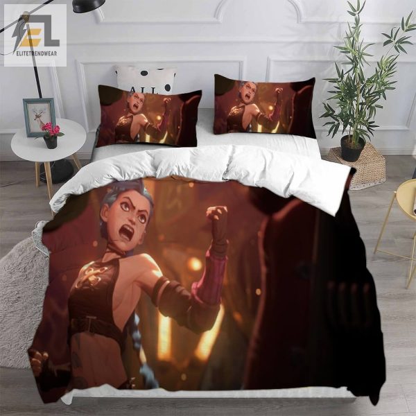 Arcane League Of Legends Bedding Sets Gift For Halloween Thanksgiving Christmas elitetrendwear 1