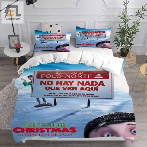 Arthur Christmas Bedding Sets Gift For Birthday Halloween Christmas Thanksgiving elitetrendwear 1