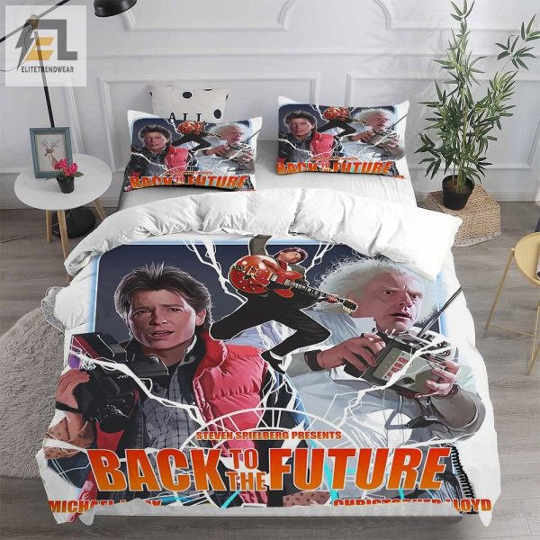 Back To The Future Bedding Sets Duvet Cover Flatsheet Pillowcases For Every Bedroom elitetrendwear 1