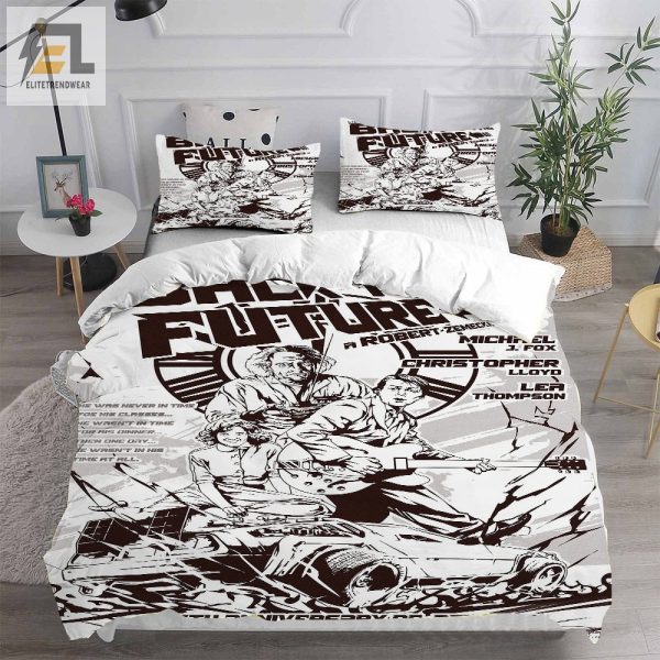 Back To The Future Bedding Sets Gift For Halloween Thanksgiving Christmas elitetrendwear 1