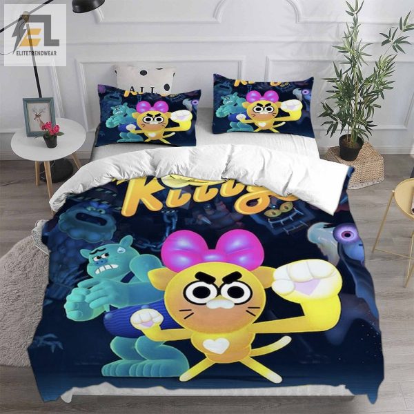 Battle Kitty Bedding Sets Gift For Fathers Day Halloween Christmas elitetrendwear 1