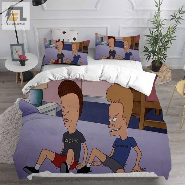 Beavis And Butthead Bedding Sets Duvet Cover Flatsheet Pillowcases Perfect Gift For Fans elitetrendwear 1