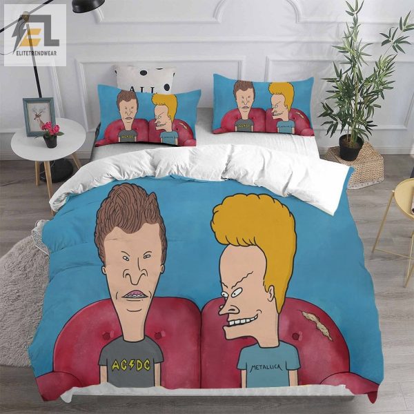 Beavis And Butthead Bedding Sets Gift For Christmas Thanksgiving Halloween elitetrendwear 1 2