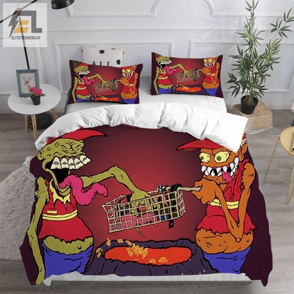 Beavis And Butthead Bedding Sets Gift For Wife Husband Besties elitetrendwear 1 2