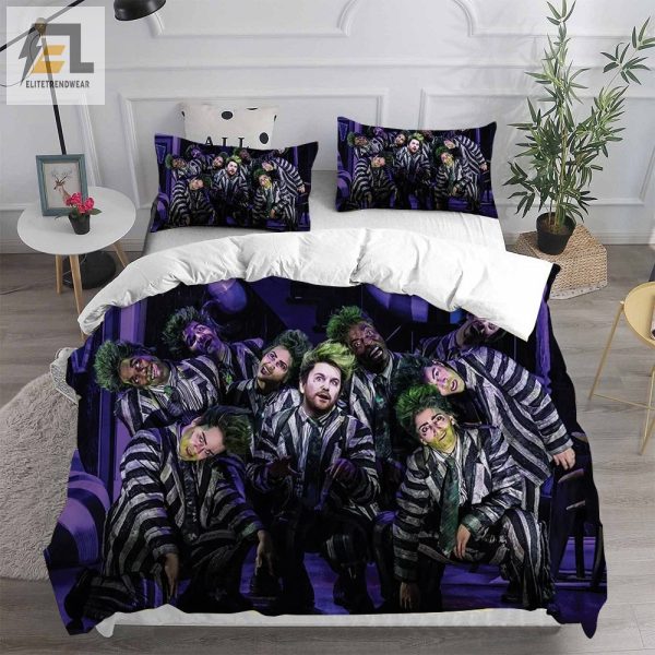 Beetlejuice Bedding Sets Duvet Cover Flatsheet Pillowcase For Your Lover elitetrendwear 1