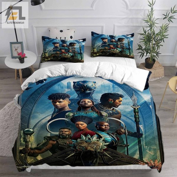 Black Panther Wakanda Forever Bedding Sets Gifts For Family Members On Christmas Black Friday elitetrendwear 1