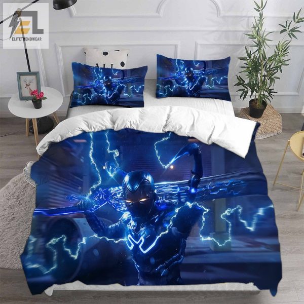 Blue Beetle Bedding Sets Gift For Halloween Thanksgiving Christmas elitetrendwear 1