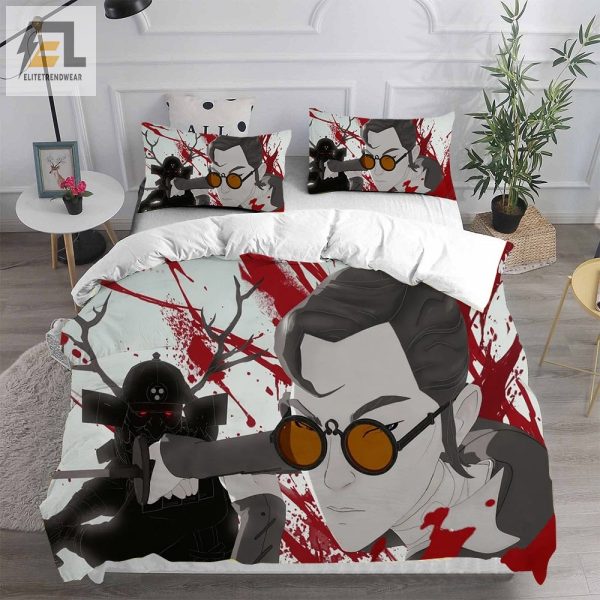 Blue Eye Samurai Bedding Sets Gift For Christmas Thanksgiving Halloween elitetrendwear 1