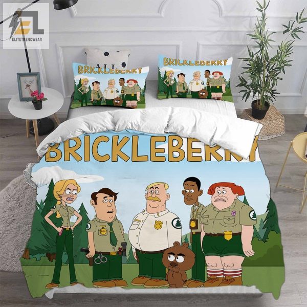 Brickleberry Bedding Sets Gift For Christmas Thanksgiving Halloween elitetrendwear 1