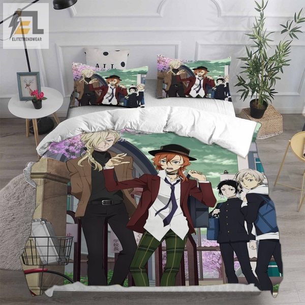 Bungo Stray Dogs Bedding Sets Gift For Christmas Birthday Thanksgiving elitetrendwear 1 2