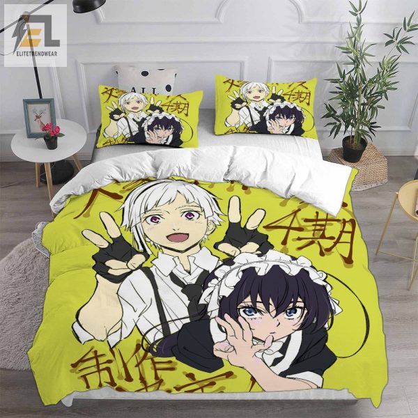 Bungo Stray Dogs Bedding Sets Gift For Christmas Thanksgiving Halloween elitetrendwear 1 4