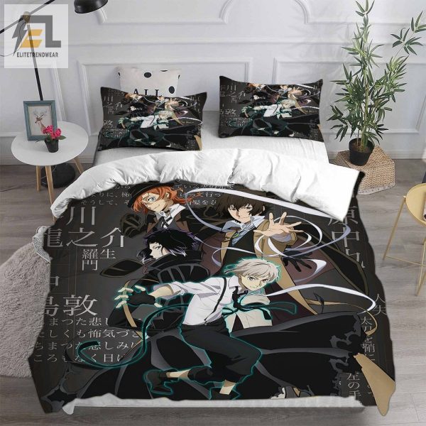 Bungo Stray Dogs Decorative Bedding Sets For Fan Halloween Christmas Thanksgiving elitetrendwear 1 2