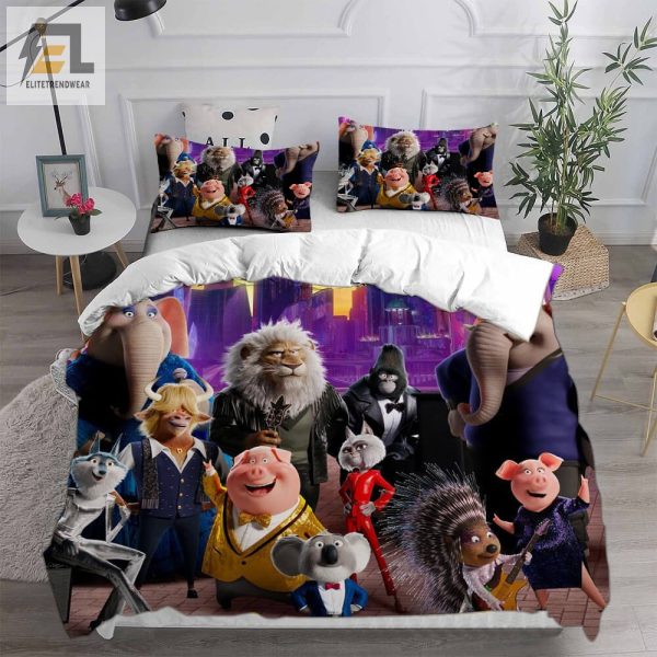 Cartoon Sing Bedding Sets Duvet Cover Flatsheet Pillowcases Perfect Gift For Fans elitetrendwear 1