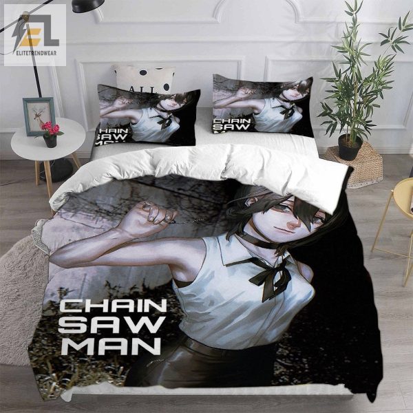 Chainsaw Man Bedding Sets Gift For Wife Husband Besties elitetrendwear 1 2