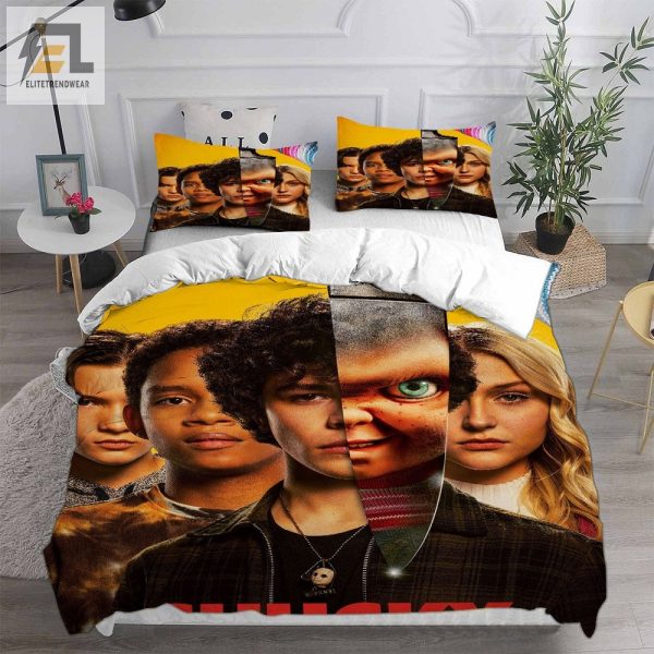 Chucky Bedding Sets Duvet Cover Flatsheet Pillowcase For Your Lover elitetrendwear 1