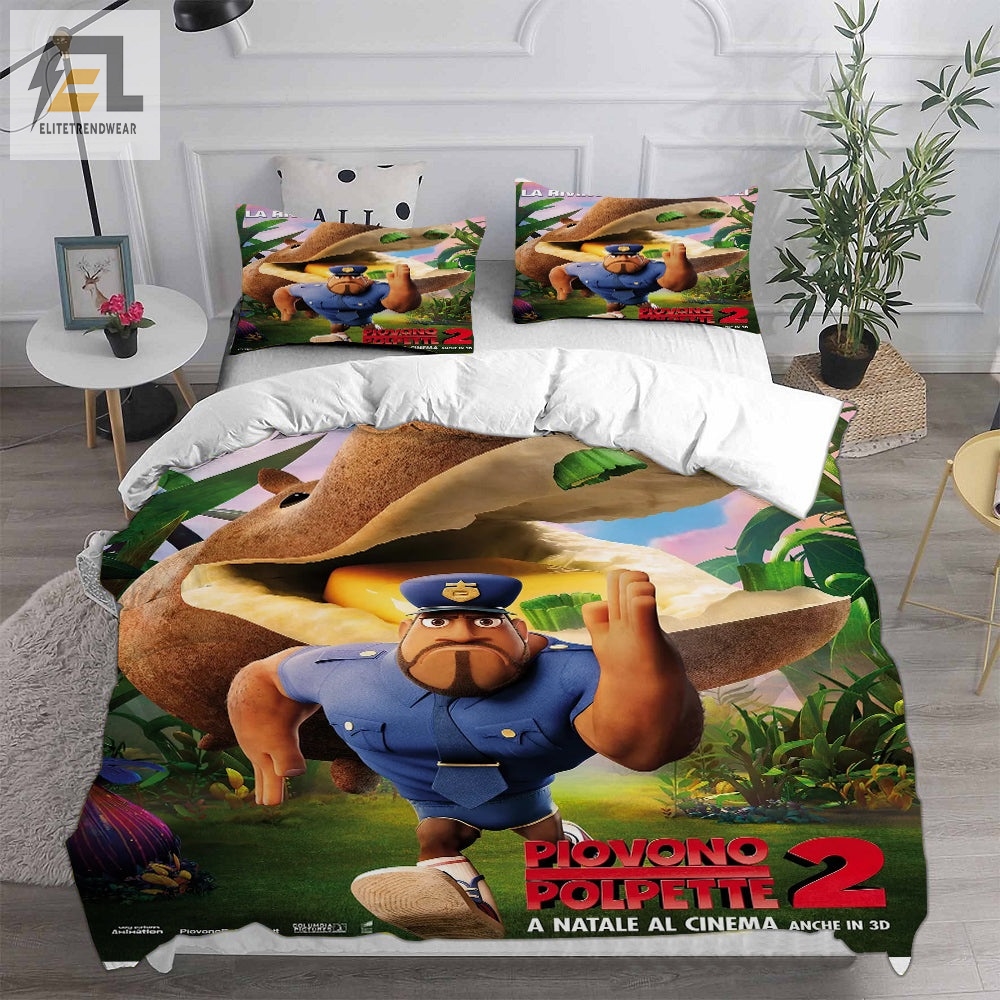 Cloudy With A Chance Of Meatballs Bedding Sets Gift For Wife Husband Besties elitetrendwear 1