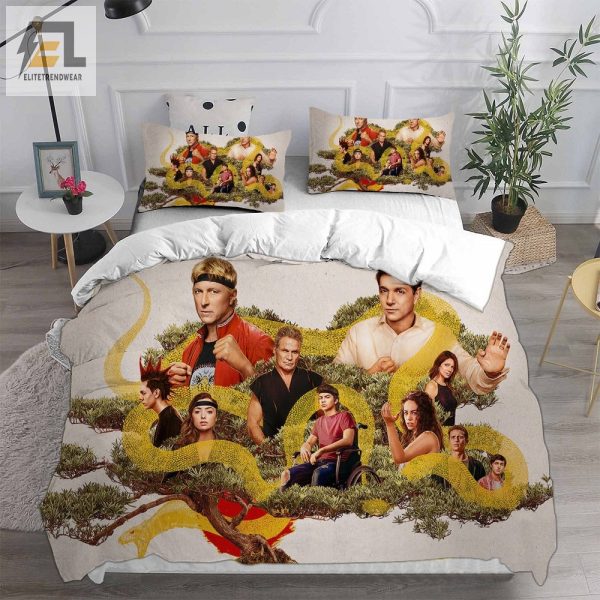 Cobra Kai Decorative Bedding Sets For Fan Halloween Christmas Thanksgiving elitetrendwear 1 2