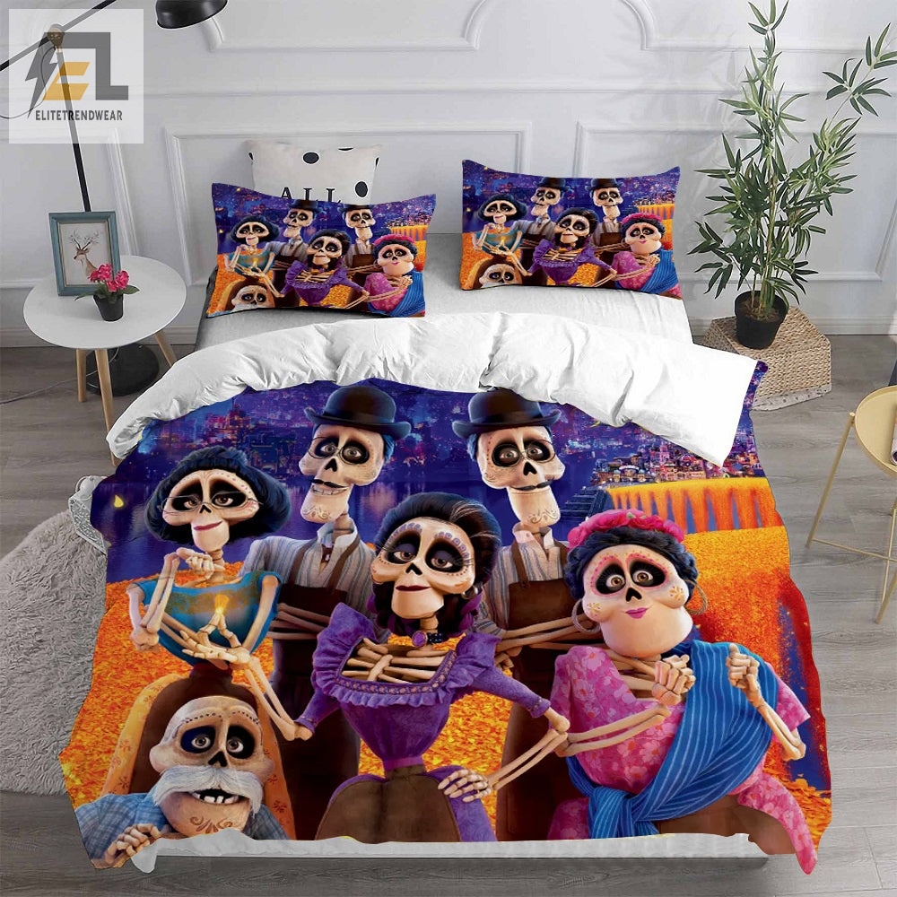 Coco Bedding Sets Gift For Birthday Halloween Christmas Thanksgiving elitetrendwear 1