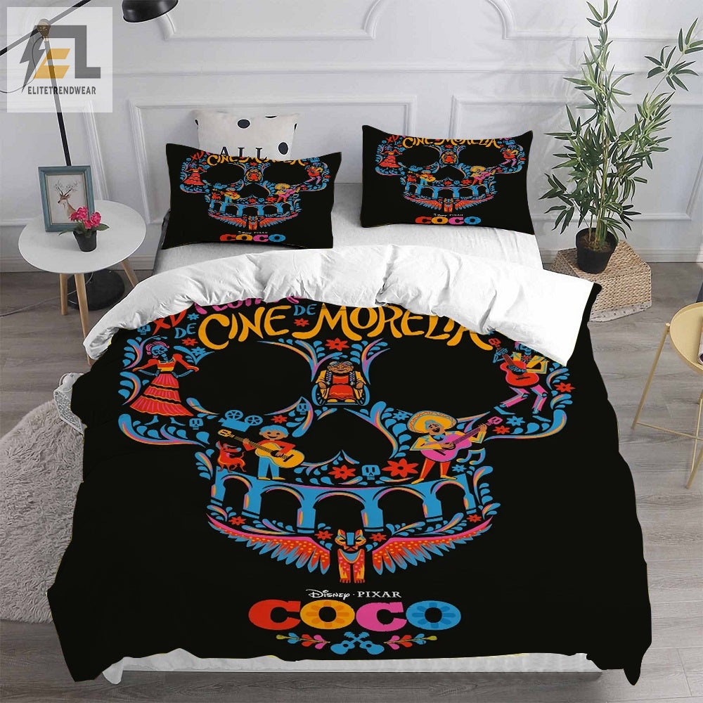 Coco Bedding Sets Gift For Christmas Halloween Black Friday elitetrendwear 1