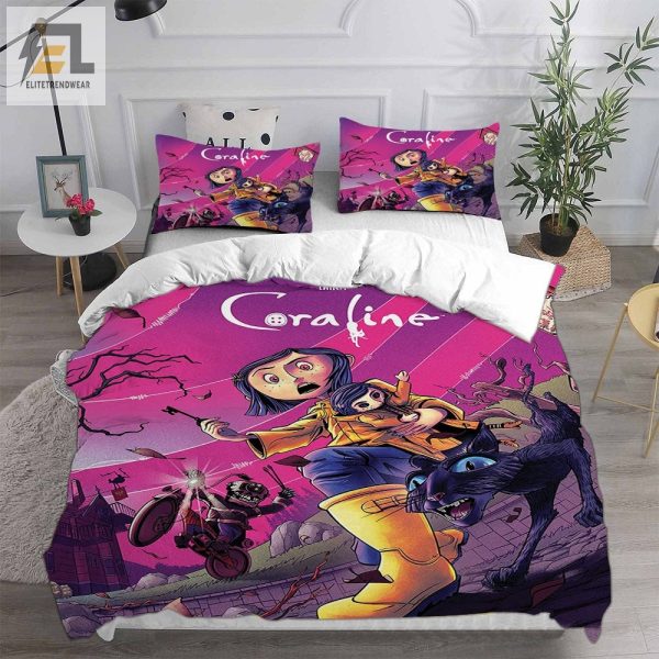 Coraline Bedding Sets Gift For Fathers Day Halloween Christmas elitetrendwear 1