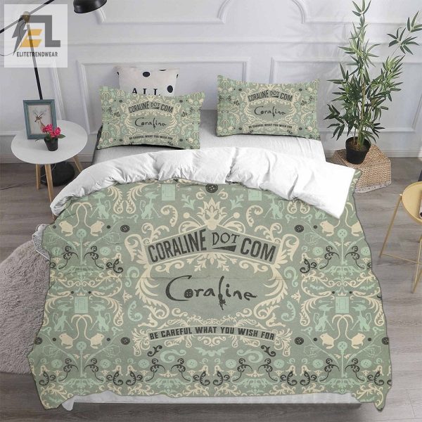 Coraline Bedding Sets Gift For Christmas Halloween Black Friday elitetrendwear 1