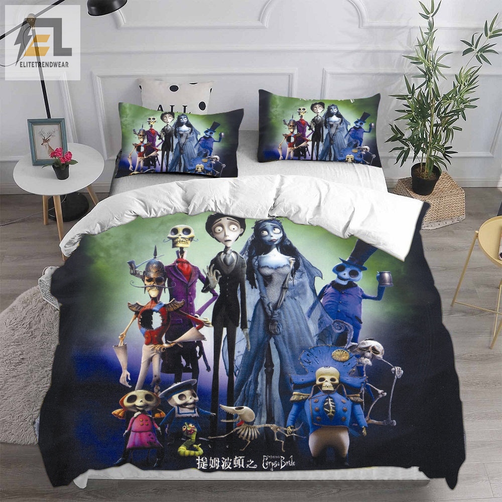 Corpse Bride Bedding Sets Gift For Birthday Halloween Christmas Thanksgiving elitetrendwear 1