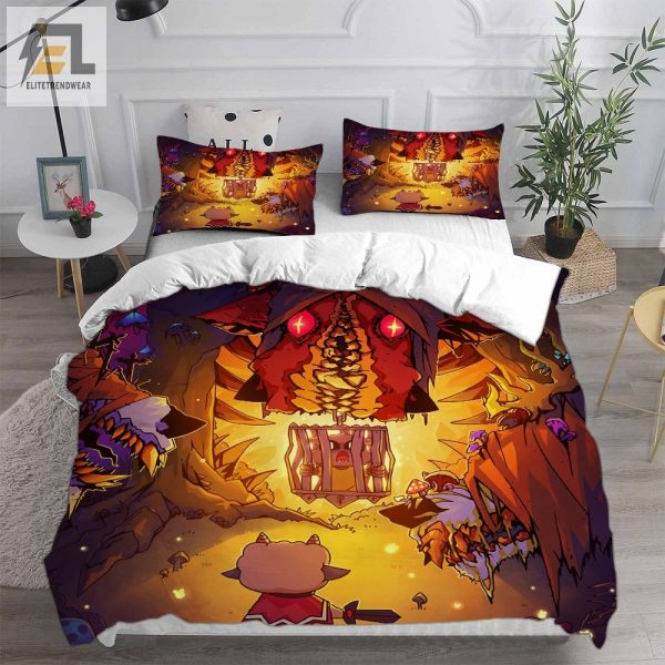 Cult Of The Lamb Bedding Sets Duvet Cover Flatsheet Pillowcases For Every Bedroom elitetrendwear 1 2