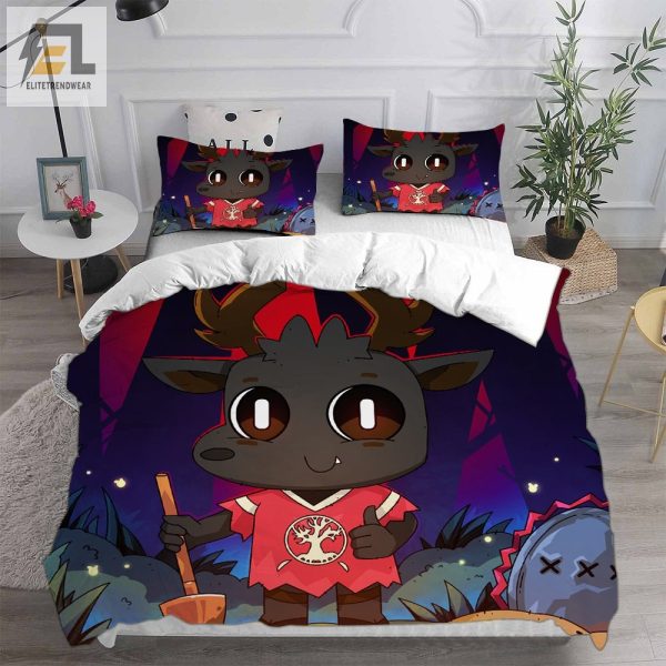 Cult Of The Lamb Bedding Sets Gift For Christmas Halloween Black Friday elitetrendwear 1