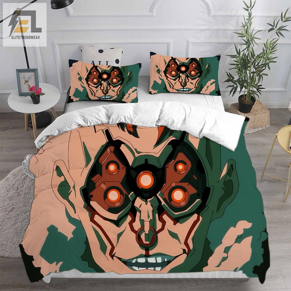 Cyberpunk Edgerunners Bedding Sets Gift For Christmas Halloween Black Friday elitetrendwear 1