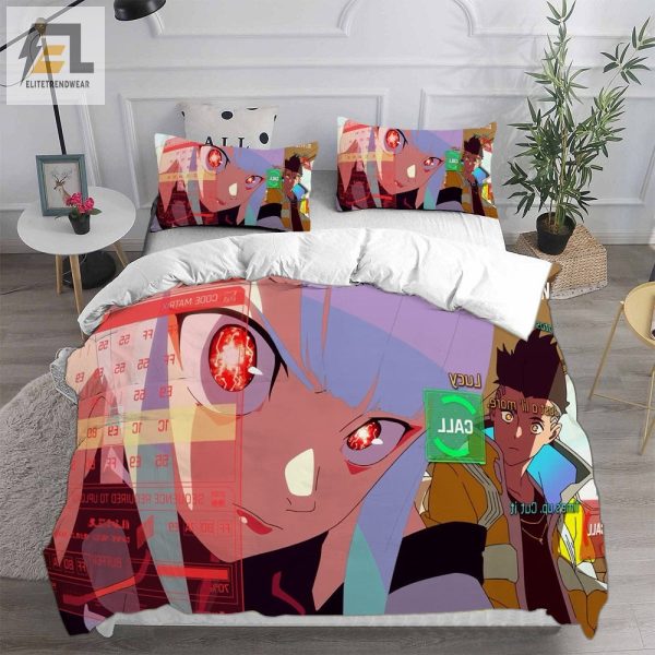 Cyberpunk Edgerunners Bedding Sets Gift For Christmas Thanksgiving Halloween elitetrendwear 1