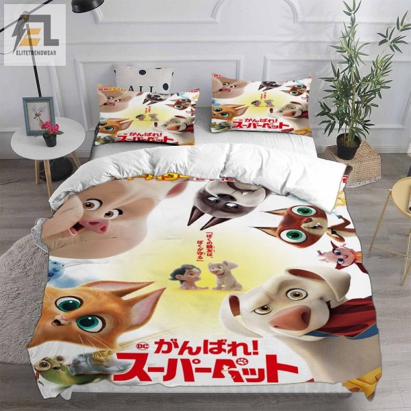 Dc League Of Superpets Bedding Sets Gift For Fathers Day Halloween Christmas elitetrendwear 1