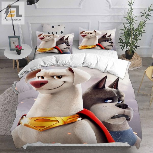 Dc League Of Superpets Bedding Sets Gift For Christmas Halloween Black Friday elitetrendwear 1